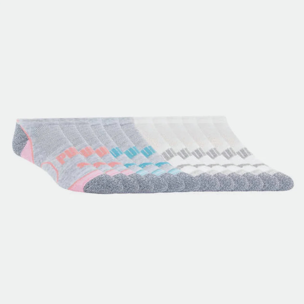 Women Low Cut Cushion Socks, 12 Pack