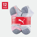 Women Low Cut Cushion Socks, 12 Pack