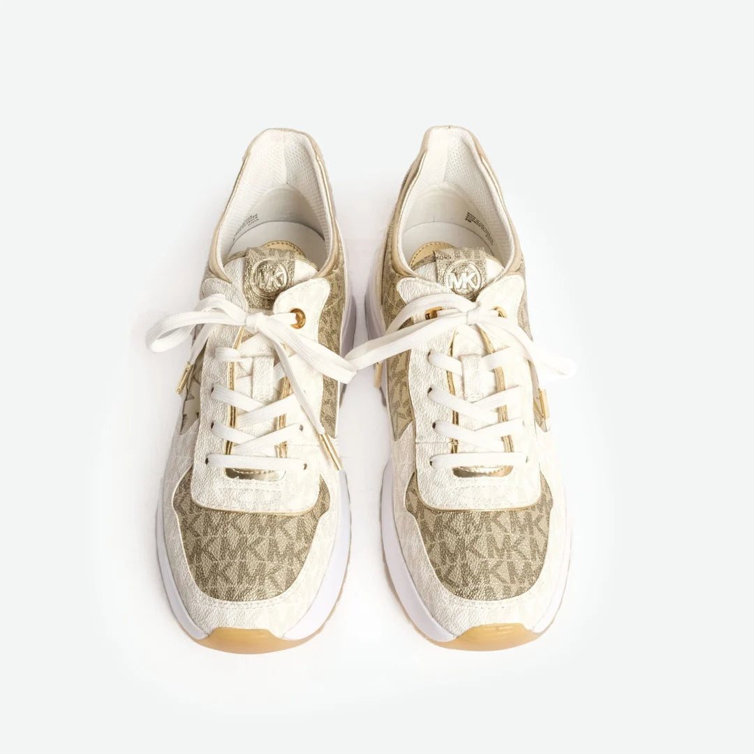 Canvas Muse Metallic Logo Trainer Shoes