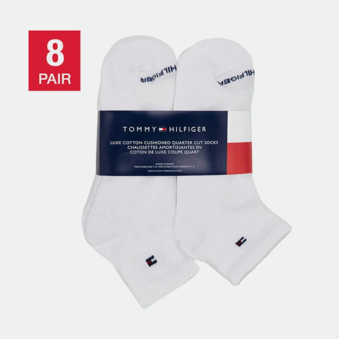 Quarter Cut Socks 8 Pairs