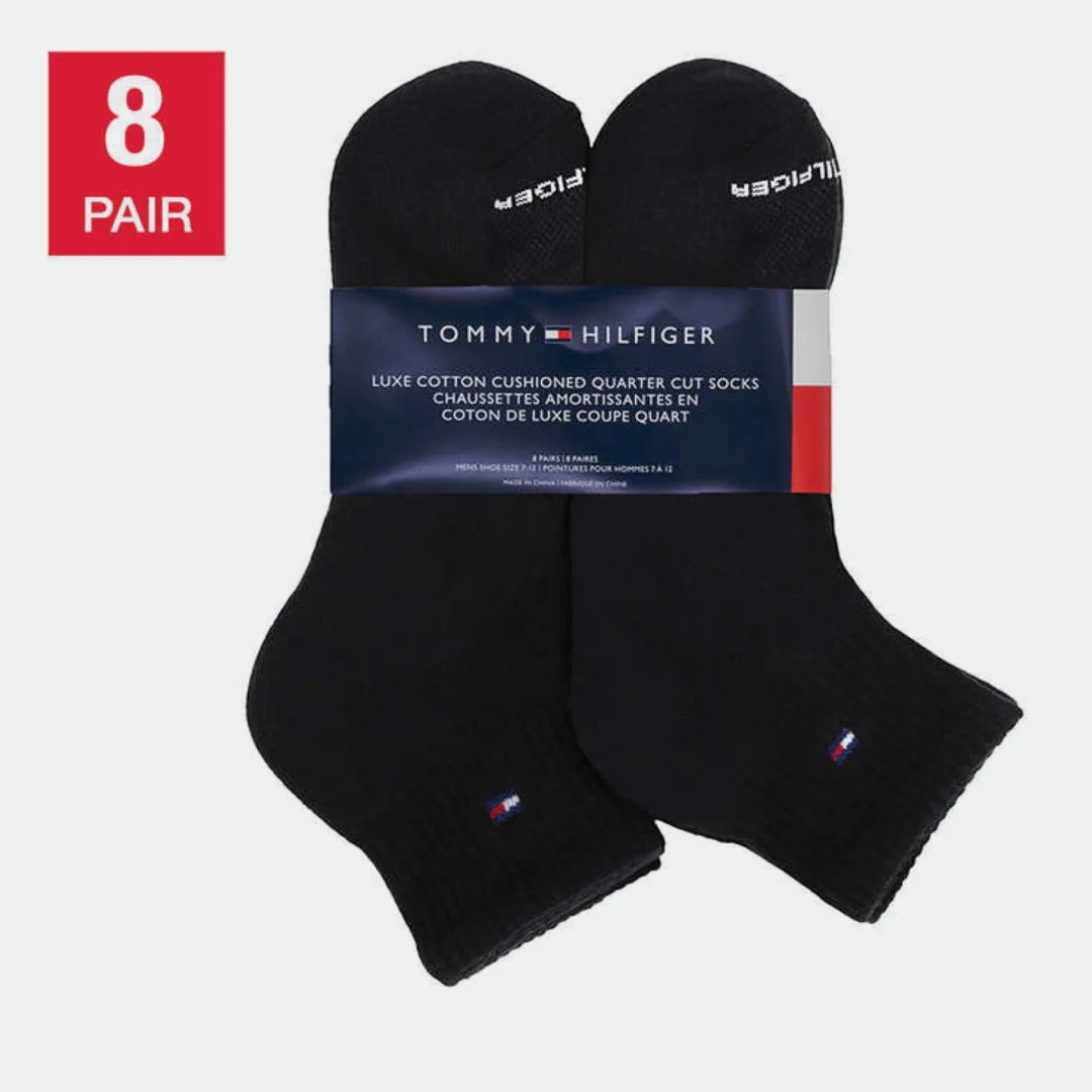 Quarter Cut Socks 8 Pairs