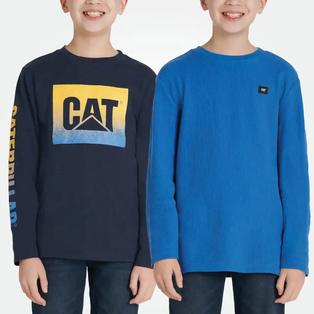 2pc Thermal Knit and Jersey Long Sleeve