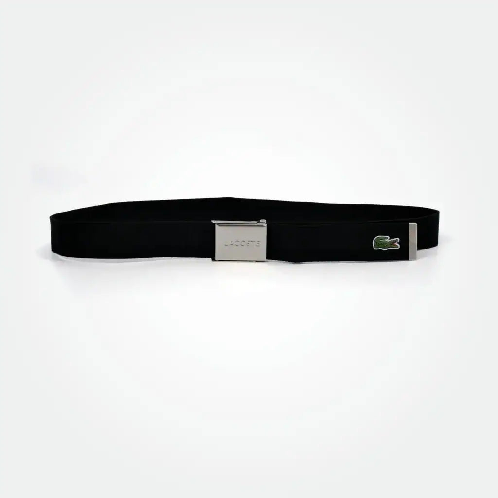 Engraved Buckle Adjustable Fabric Belt