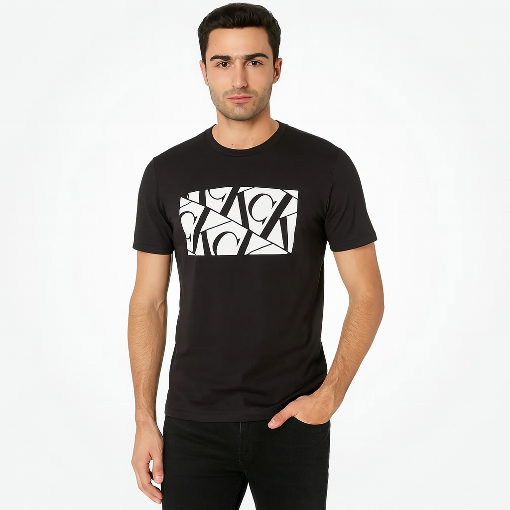 Multi Monogram Logo Box Tee