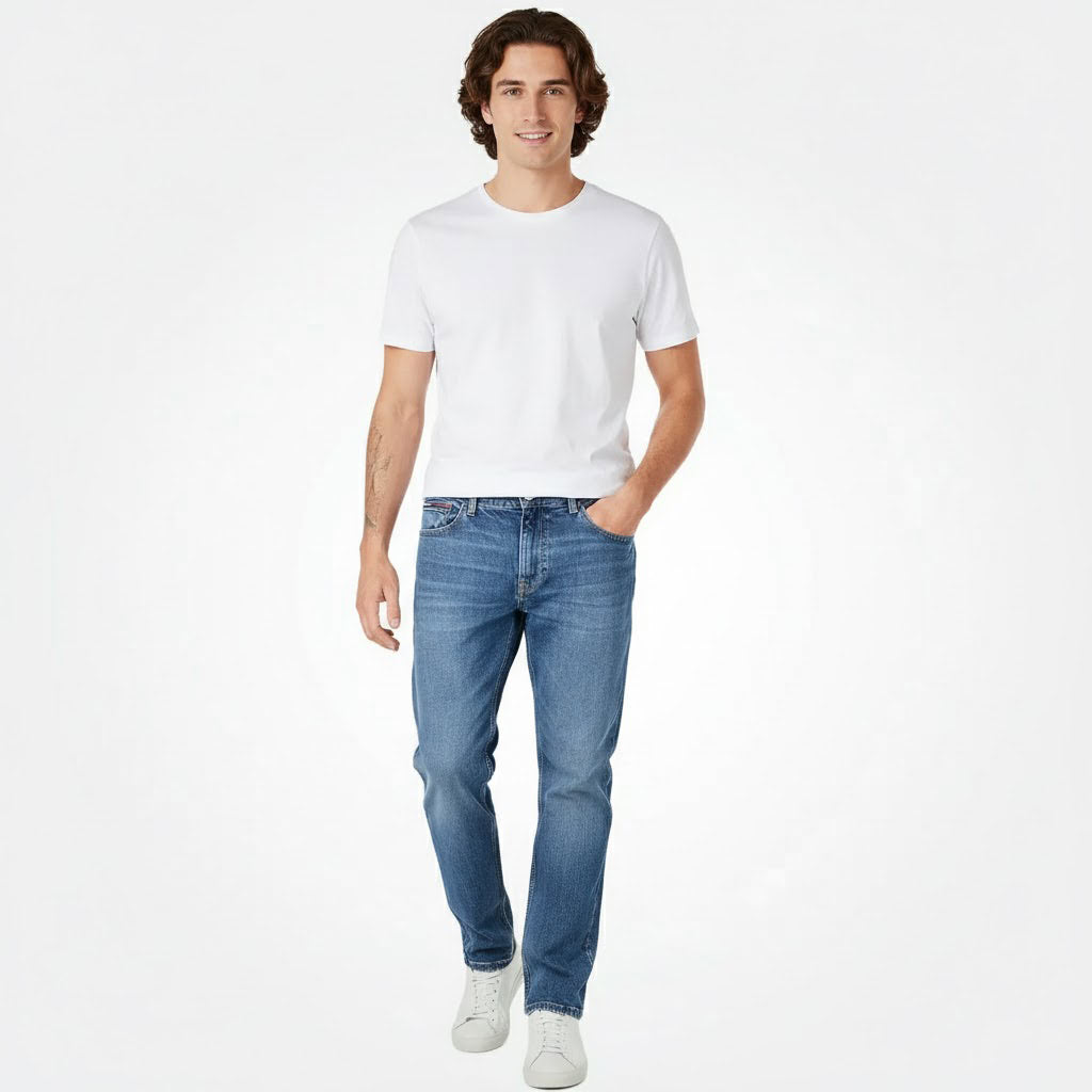 Stretch Straight Jeans