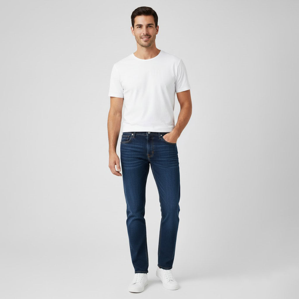 Straight Denim Jeans