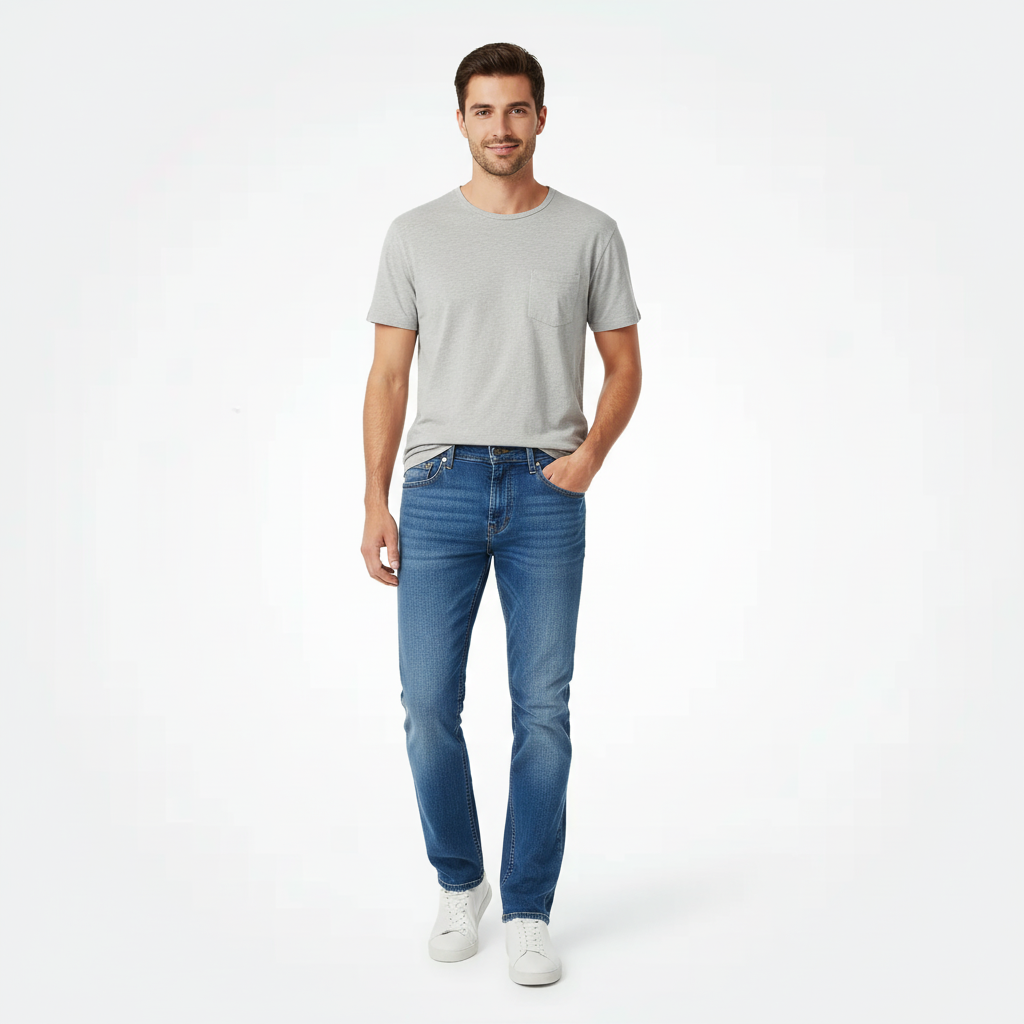 Slim Straight Jeans