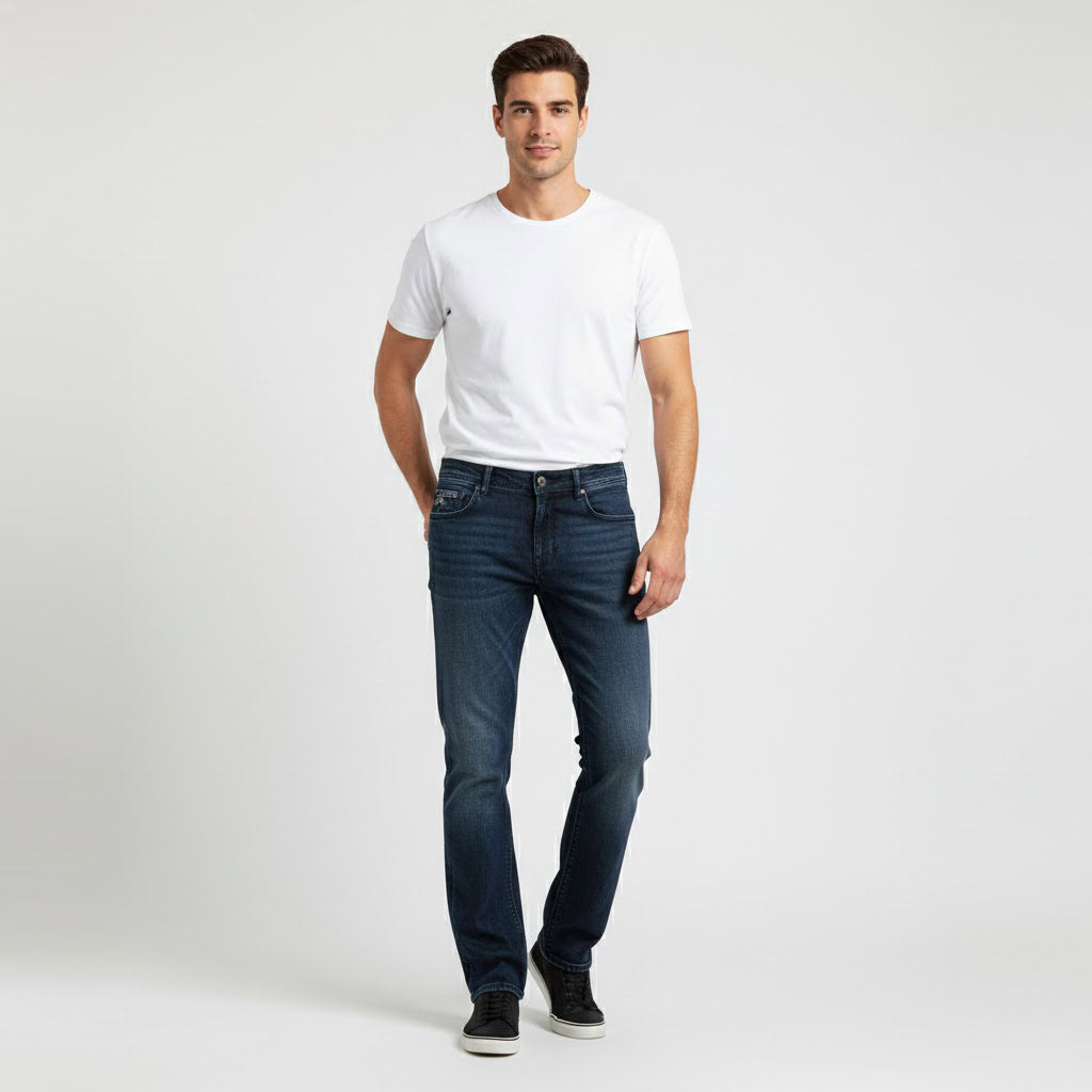 Slim Straight Stretch Jeans