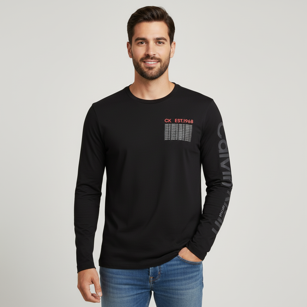 Graphic Print Long Sleeve