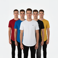 5 Pack Curved Hem Shirt