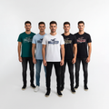 5 Pack T-Shirt Big Graphic Print