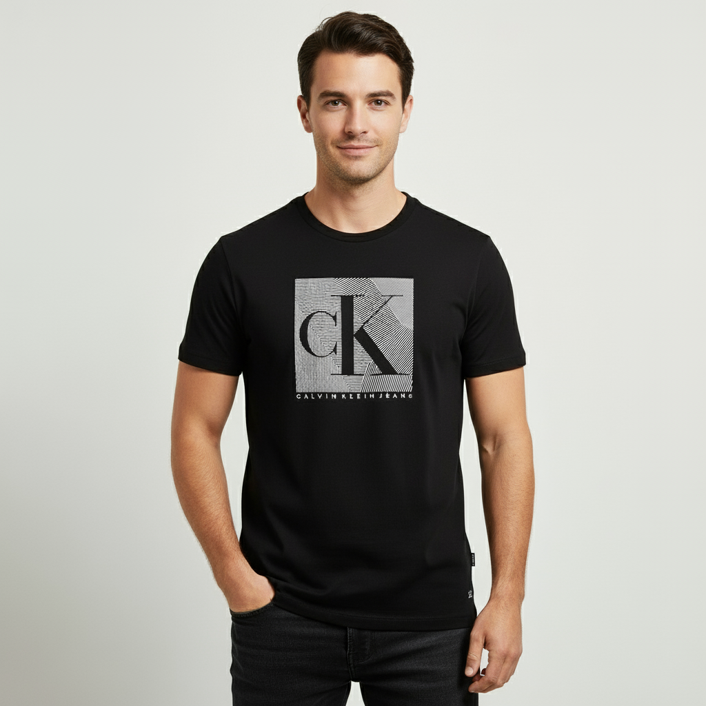 Lined Monogram T-Shirt