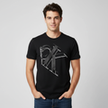 Two Toned Monogram Logo Tee