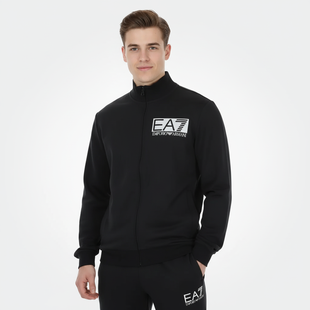 Full Zip Sweatshirt Monogram Logo