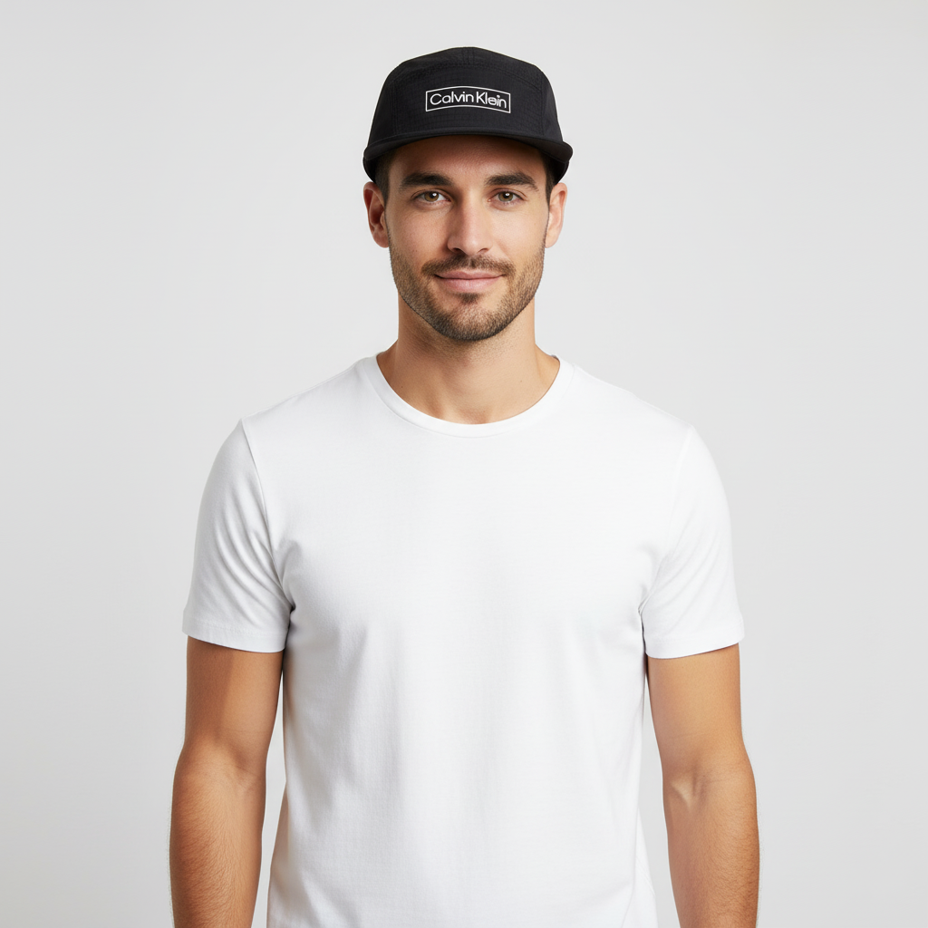 5 Panel Cap Box Logo