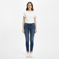 High Rise Skinny Ankle Tattered Jeans