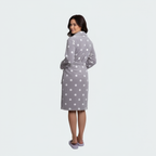 Bathrobe Printed Flannel Dot