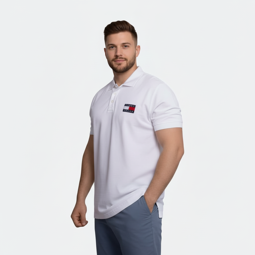 Polo Shirt Big Flag Logo