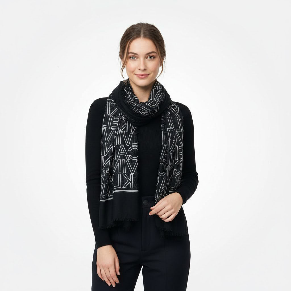 Monogram Logo Scarf