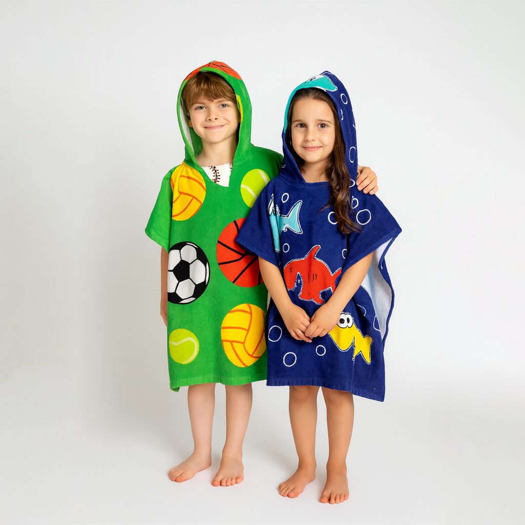Hooded Towels, Ball & Shark