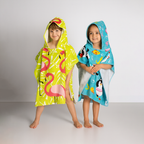 Hooded Towels, Flamingos & Panda
