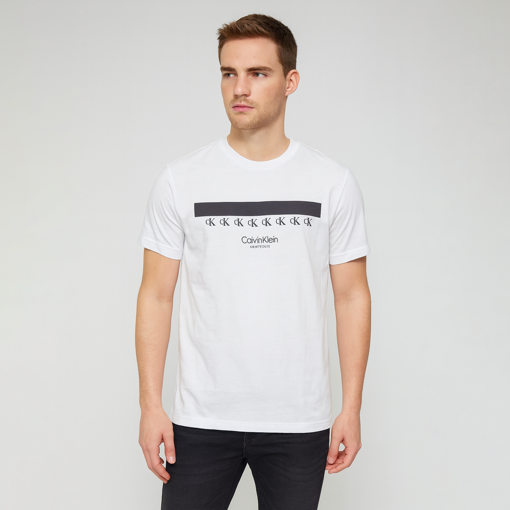 T-Shirt CK Graphic Logo Print
