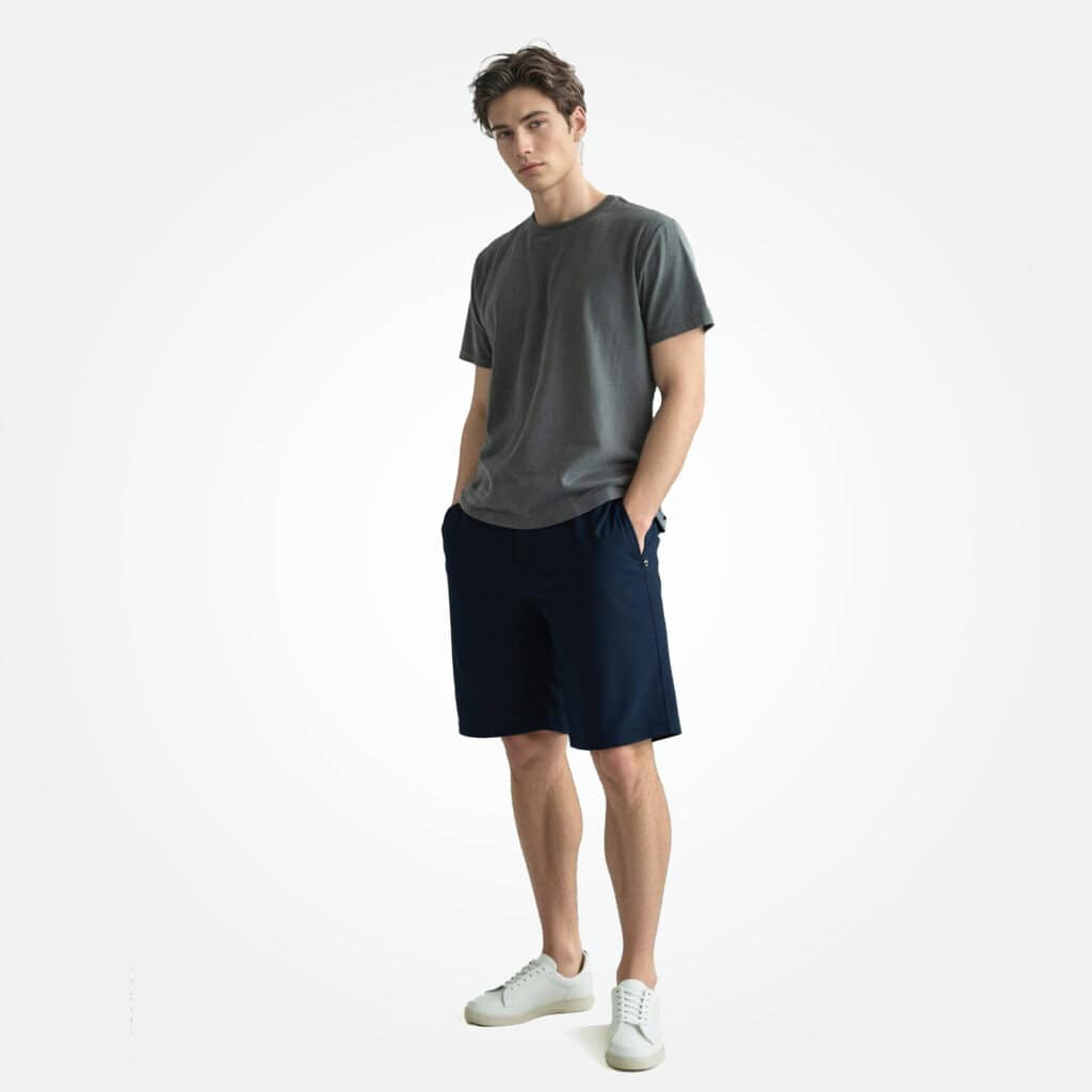 Inseam 9'' Flat Front Short