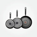 3pcs Skillet