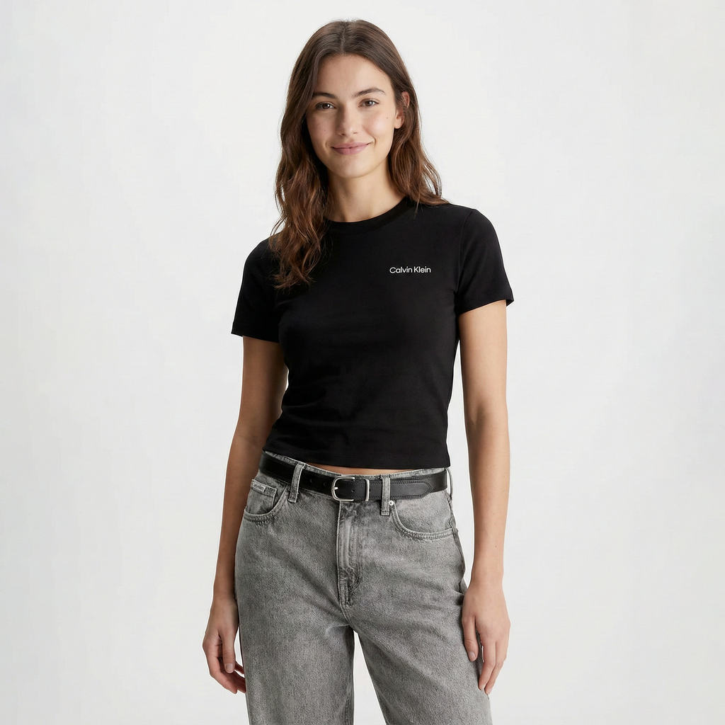 Foil Logo Graphic Slim T-Shirt