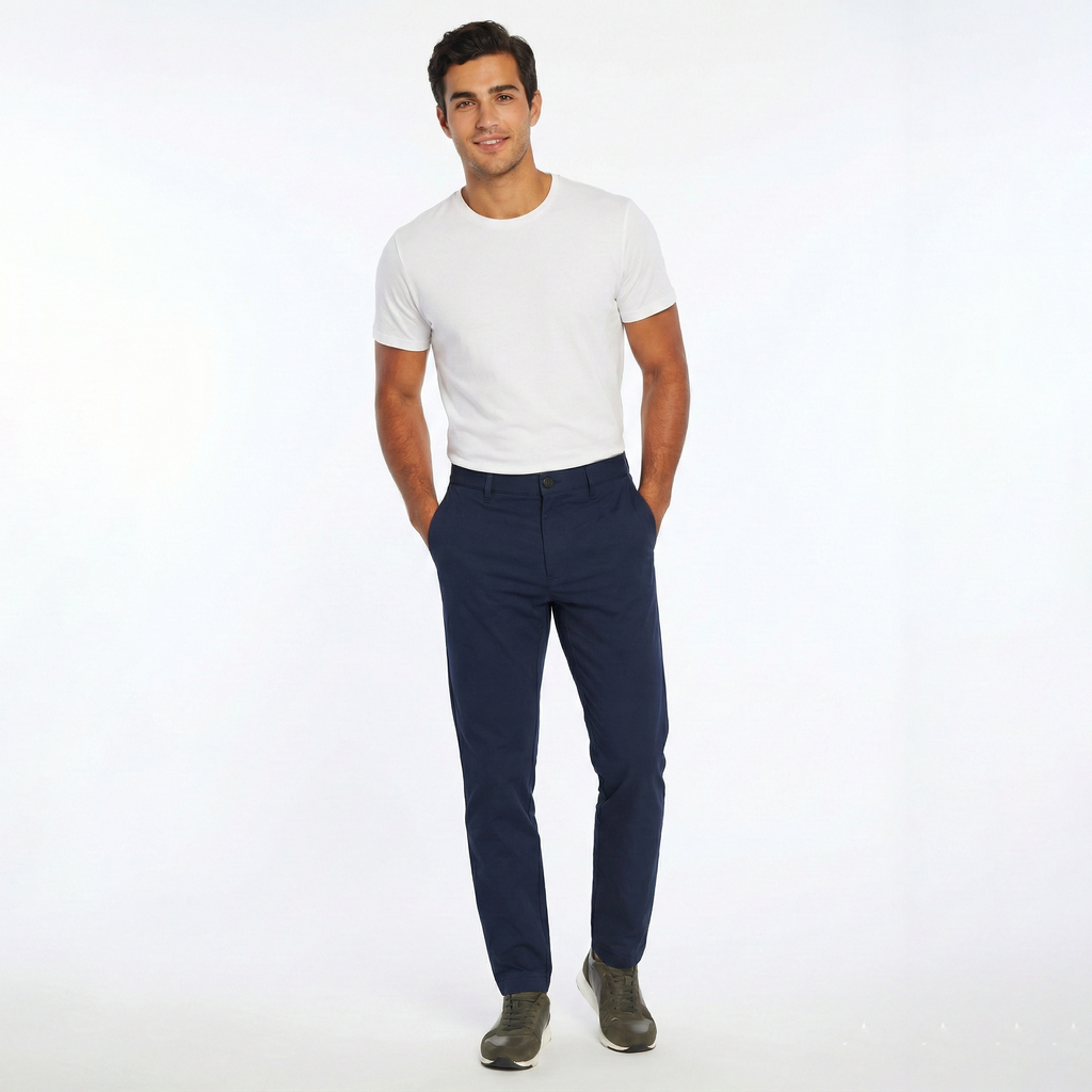 Flat Front Tech Pants
