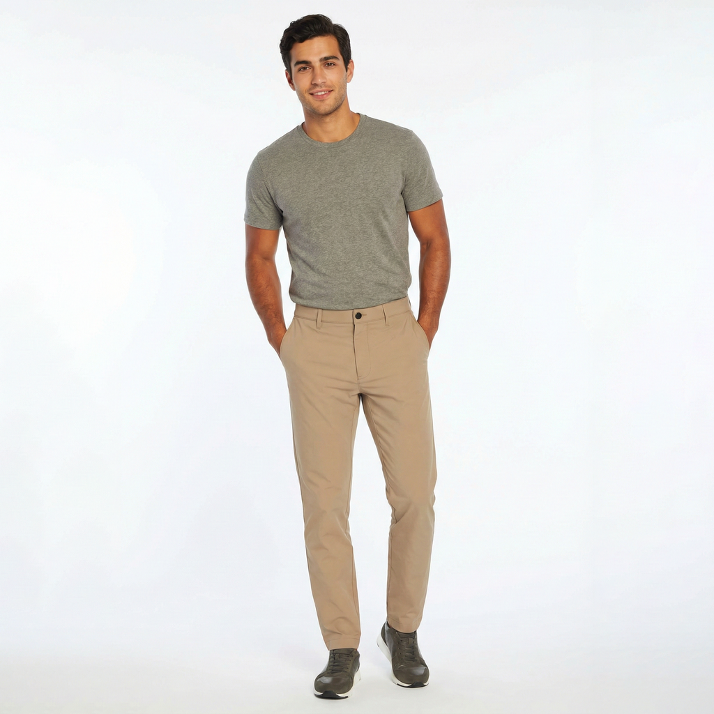 Flat Front Tech Pants