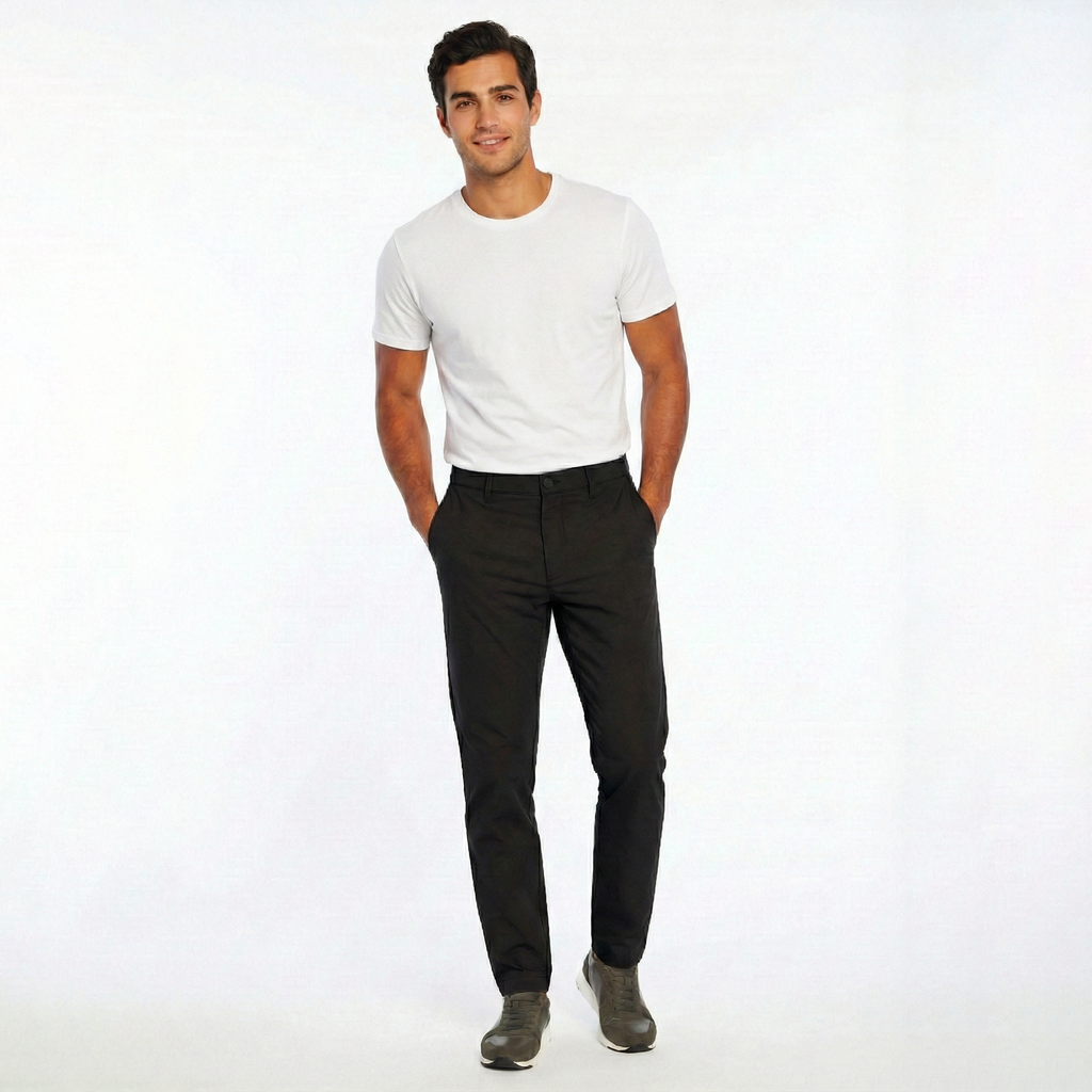 Flat Front Tech Pants