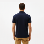 Regular Fit Textured Monogram Polo