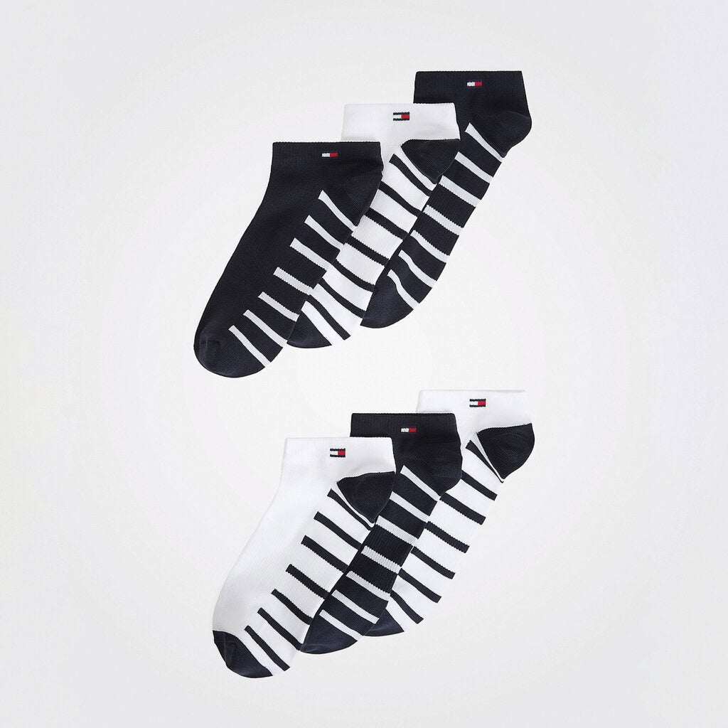 Stripe Sport Ankle Sock 6pairs